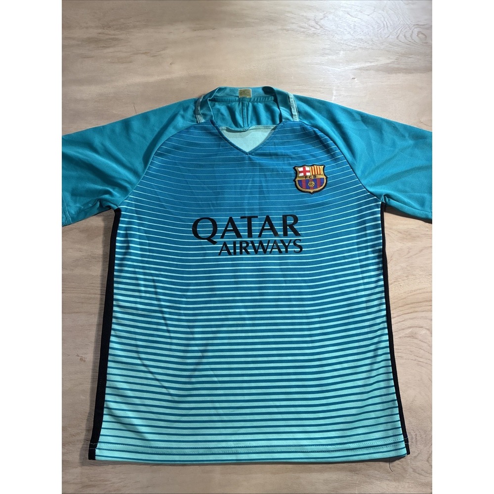 FC Barcelona Jersey Youth Blue Soccer Lionel Messi 10 UNICEF Adult Kit Futbol